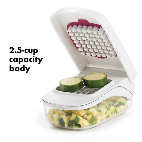 Tapa de OXO con palanca para un corte más eficiente.