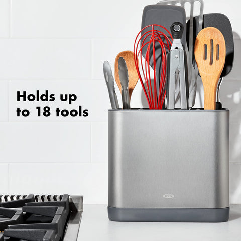 OXO Good Grips acabado-antihuellas mantiene el aspecto limpio.