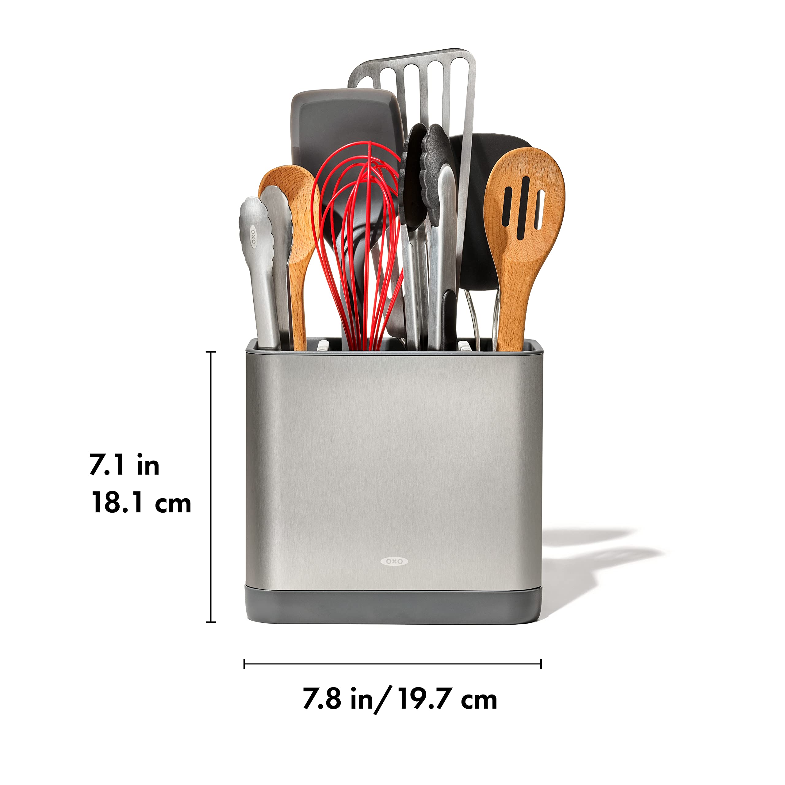 OXO Good Grips divisores-ajustables-removibles, personaliza el espacio para utensilios.