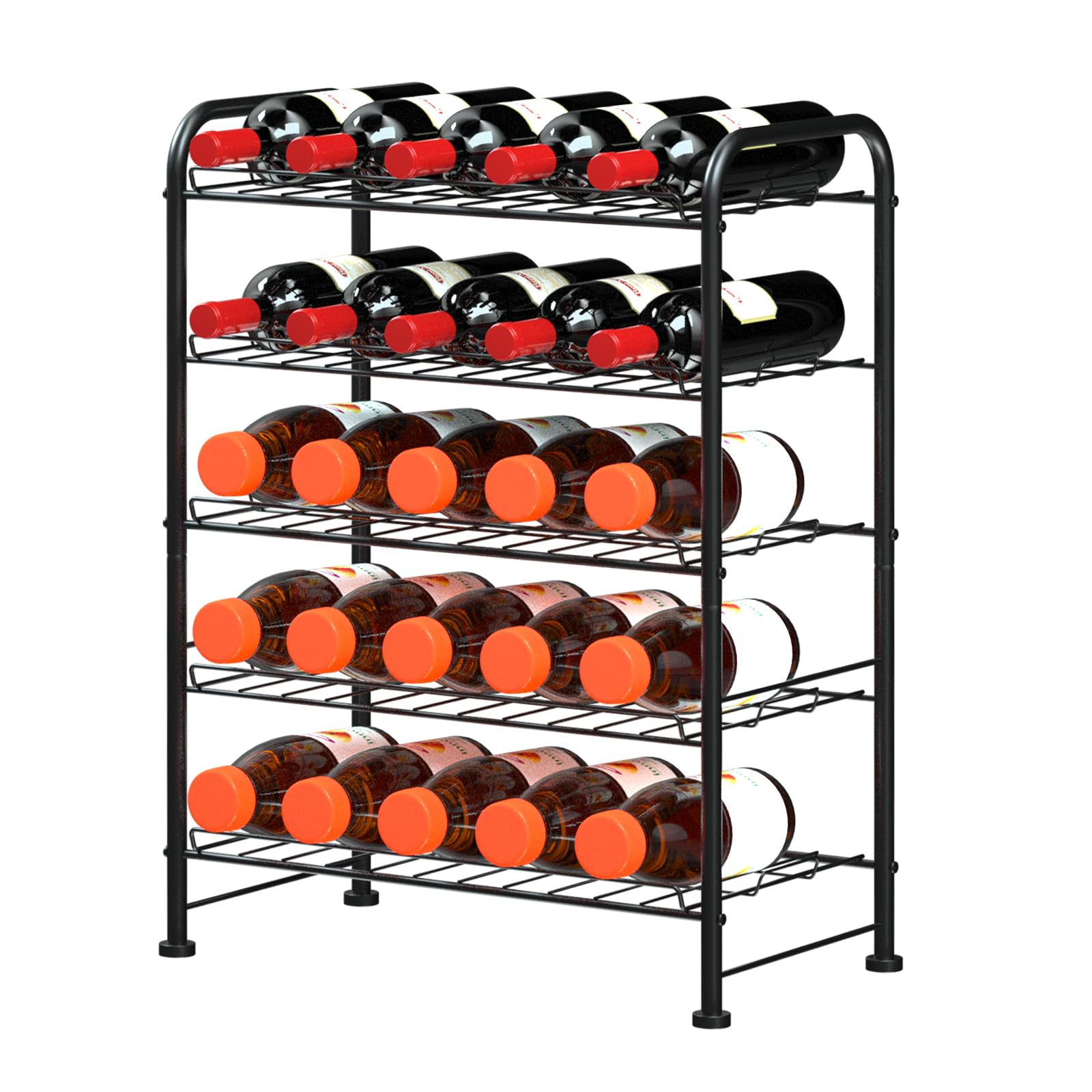 OYEAL capacidad de 30 botellas en el rack de bebidas