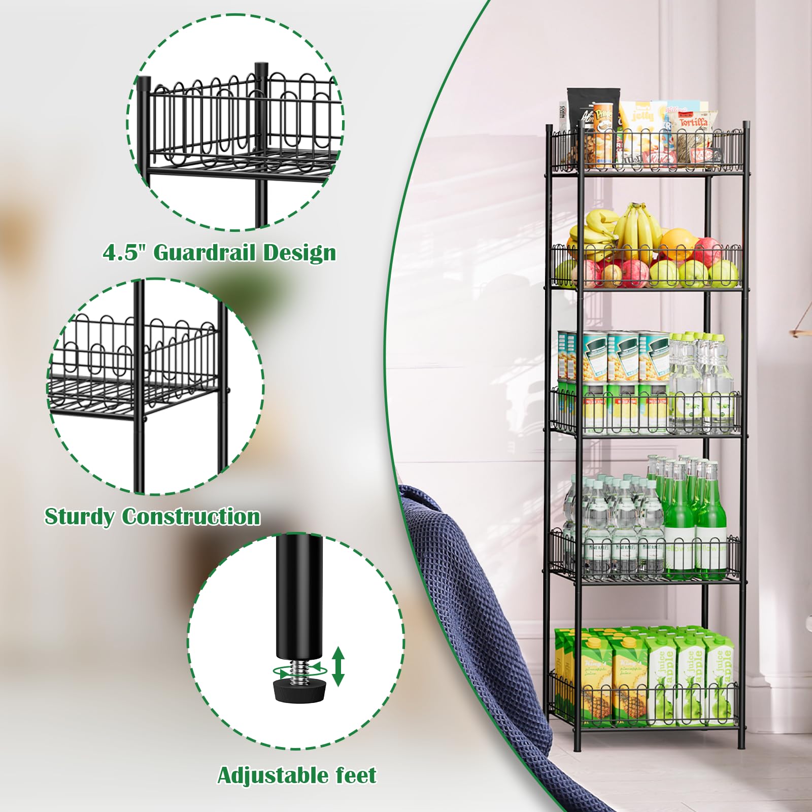 Diseno compacto de OYEAL con alturas escalonadas para diferentes bebidas