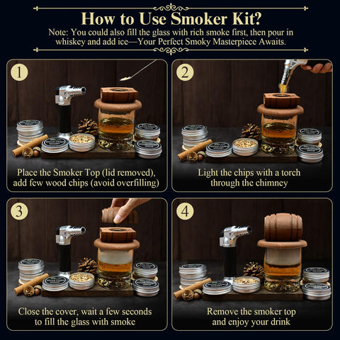 OYIMNB cuchara mango largo para mezclar y añadir humo