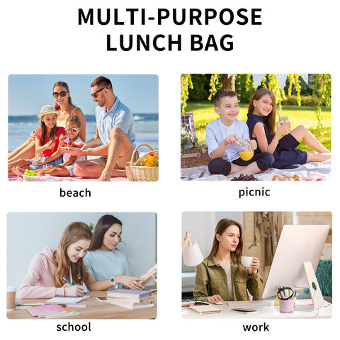 oylola bolsa de almuerzo ideal para trabajo playa o picnic
