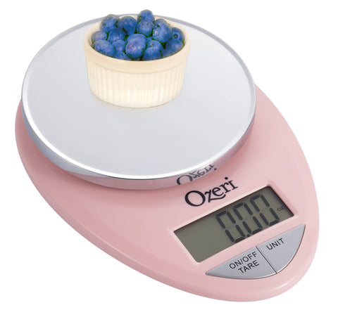 Ozeri Pro: pantalla LCD amplia para ver la medición desde cualquier ángulo.