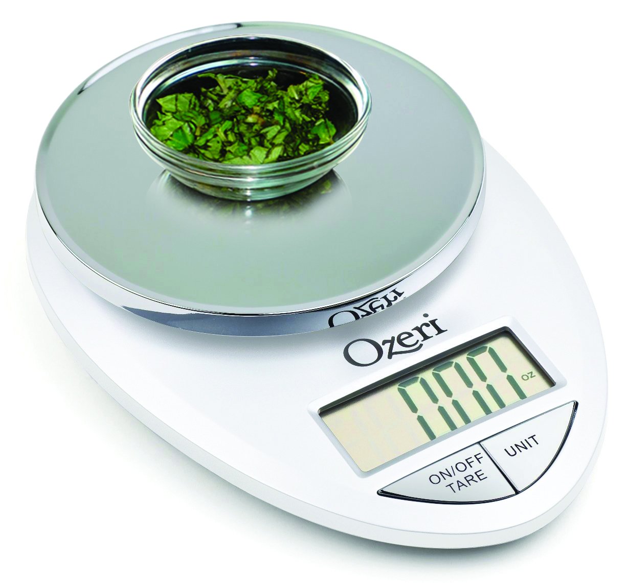 Ozeri Pro: botones grandes para operación fácil durante la cocina.