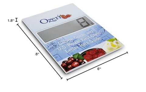 Ozeri Pro: incluye pilas AAA para empezar a pesar de inmediato.