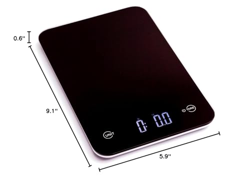 Uso diario en la cocina con Ozeri Touch, lectura rápida y limpia.
