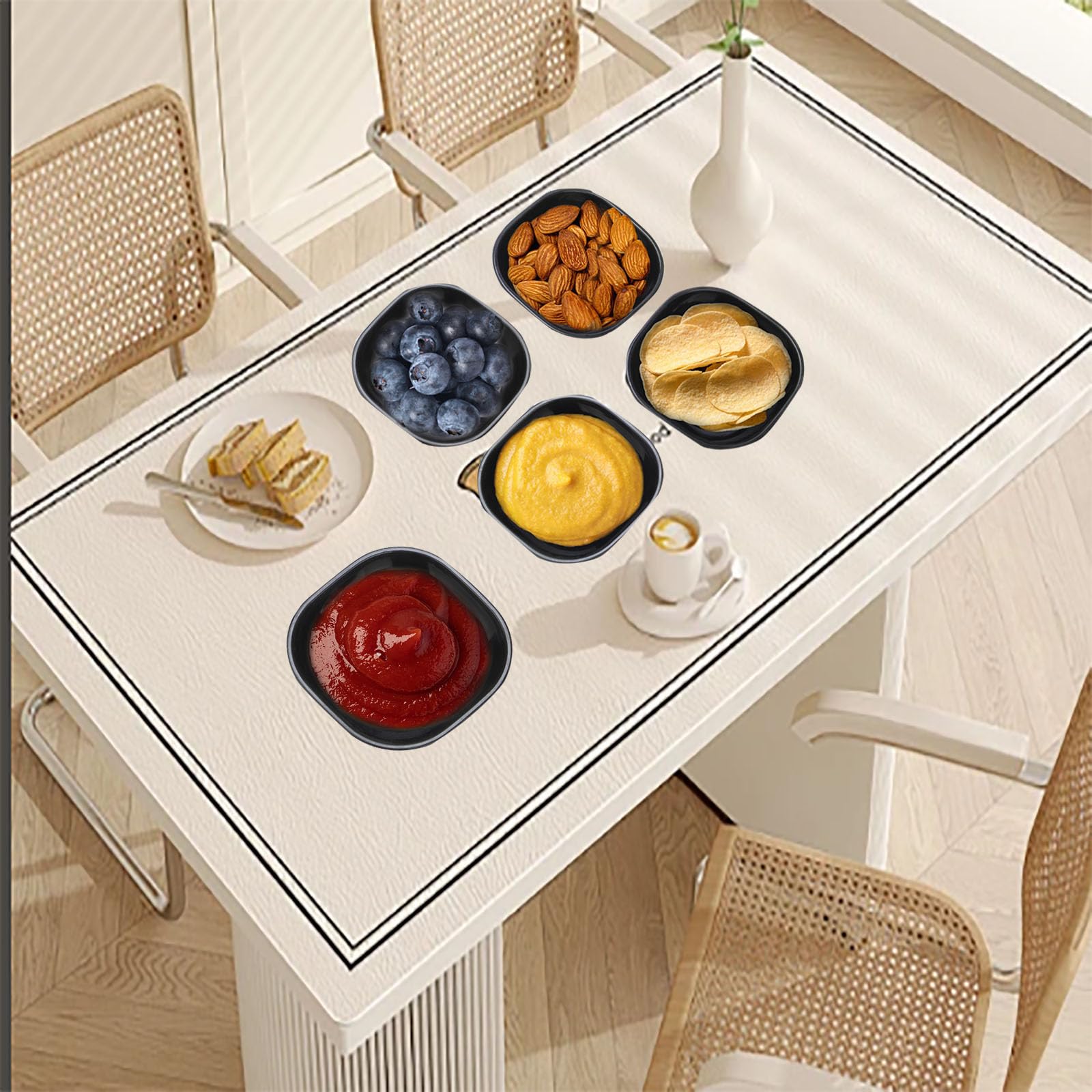 OZY tazones paja-de-trigo pequeño, ligeros y fáciles de transportar.