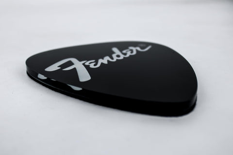 P Pluginz posavasos acrilico Fender alta claridad, estilo moderno.