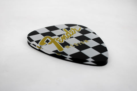 P Pluginz posavasos acrilico Fender con brillo duradero.
