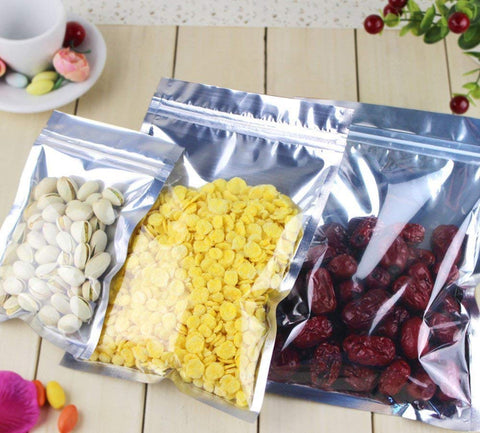 Pack de 100 bolsas PABCK para almacenamiento y organización.
