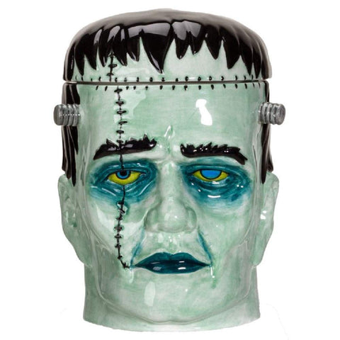 Pacific Giftware Frankenstein Head, vista frontal, ideal para galletas y exhibición en la cocina.