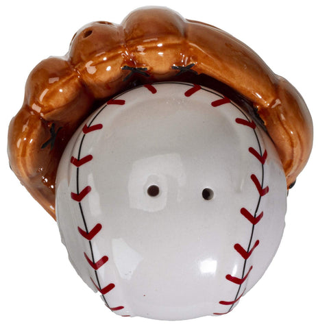 Pacific Giftware: juego de sal y pimienta para béisbol, regalo ideal para fanáticos.