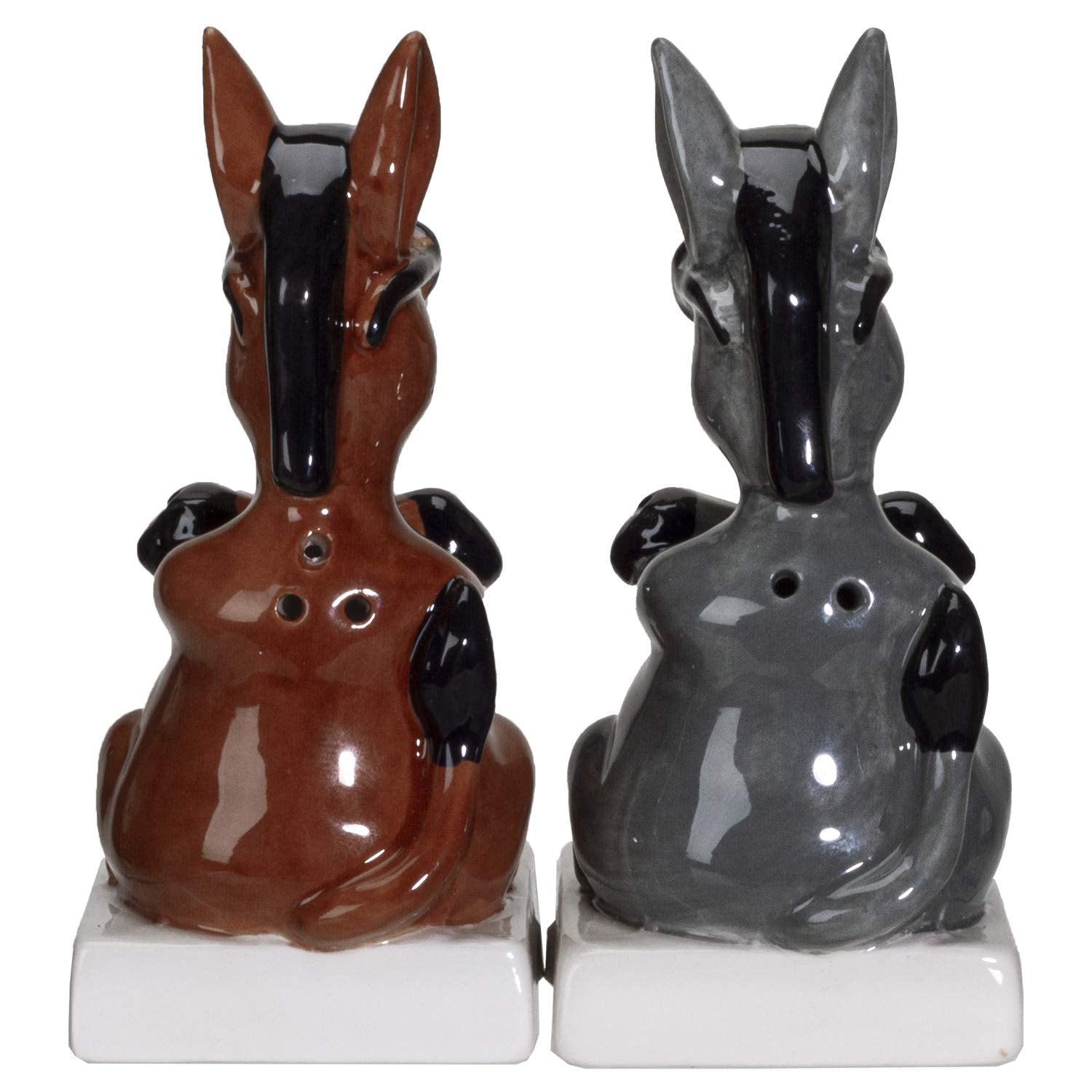 Pacific Giftware salero y pimentero magnético que se mantienen juntos para evitar pérdidas.