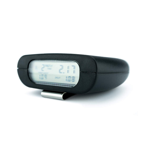 Pantalla legible del Pact Club Timer III para leer tiempos con facilidad.