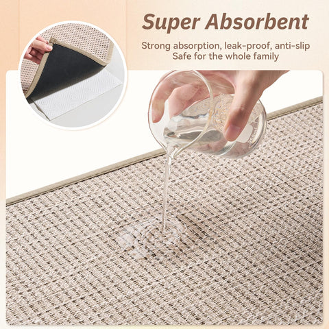 Alfombra de cocina PADOOR lavable a máquina para limpieza fácil