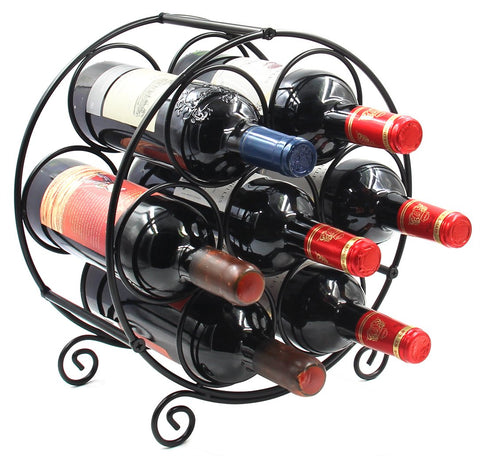 PAG soporte para botellas 7, vista frontal, solución elegante para organizar la cocina