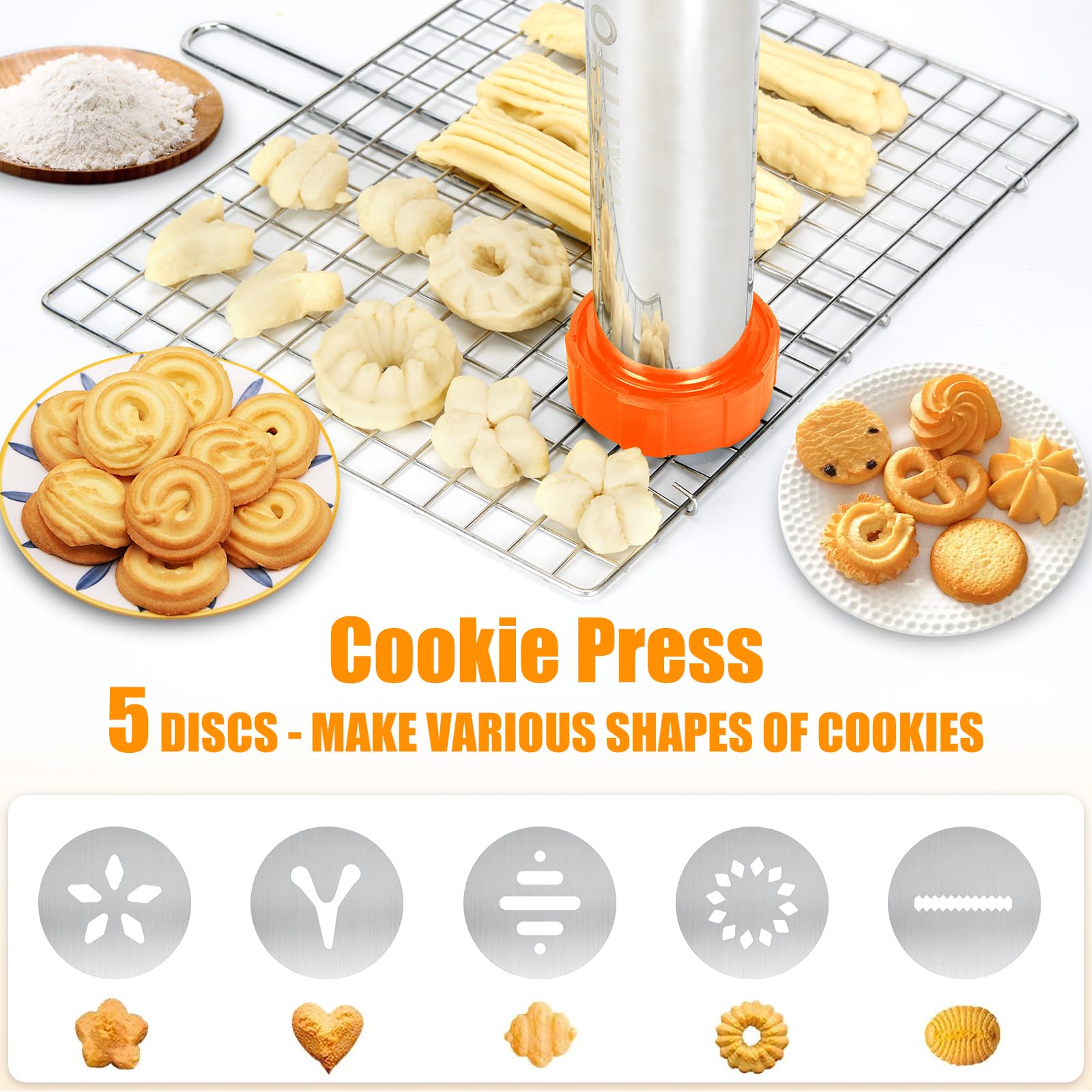 Bolsa de piping PAHTTO con aguja larga, rellenos precisos en postres.
