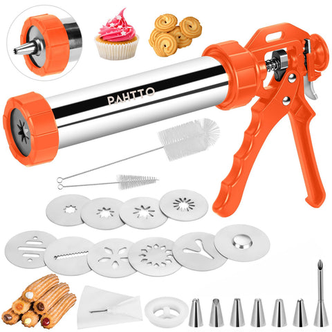 PAHTTO Churro Maker vista frontal, diseño ergonómico para churros rápidos.