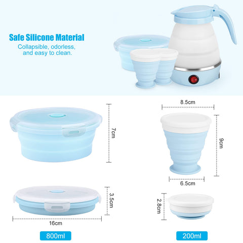 Cuenco colapsable PAHTTO de 800 ml para acompañar bebidas