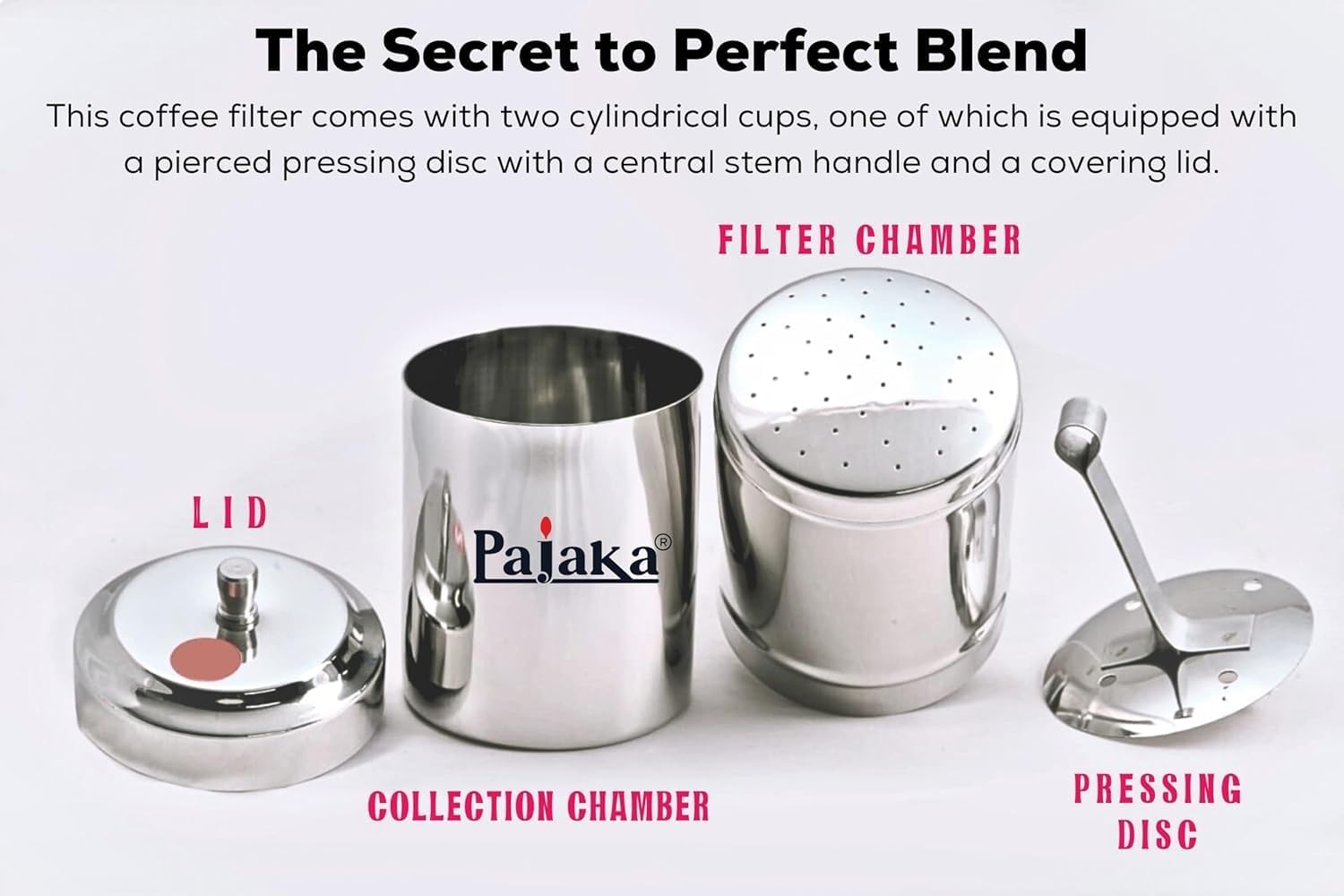 PAJAKA filtro metalico indio: diseño unico para sabor puro.