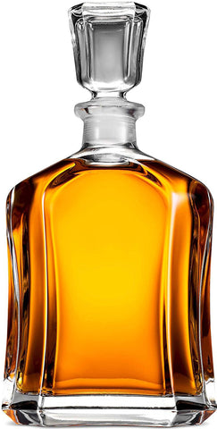 Paksh Capitol decantador de vidrio italiano para conservar sabor y aroma