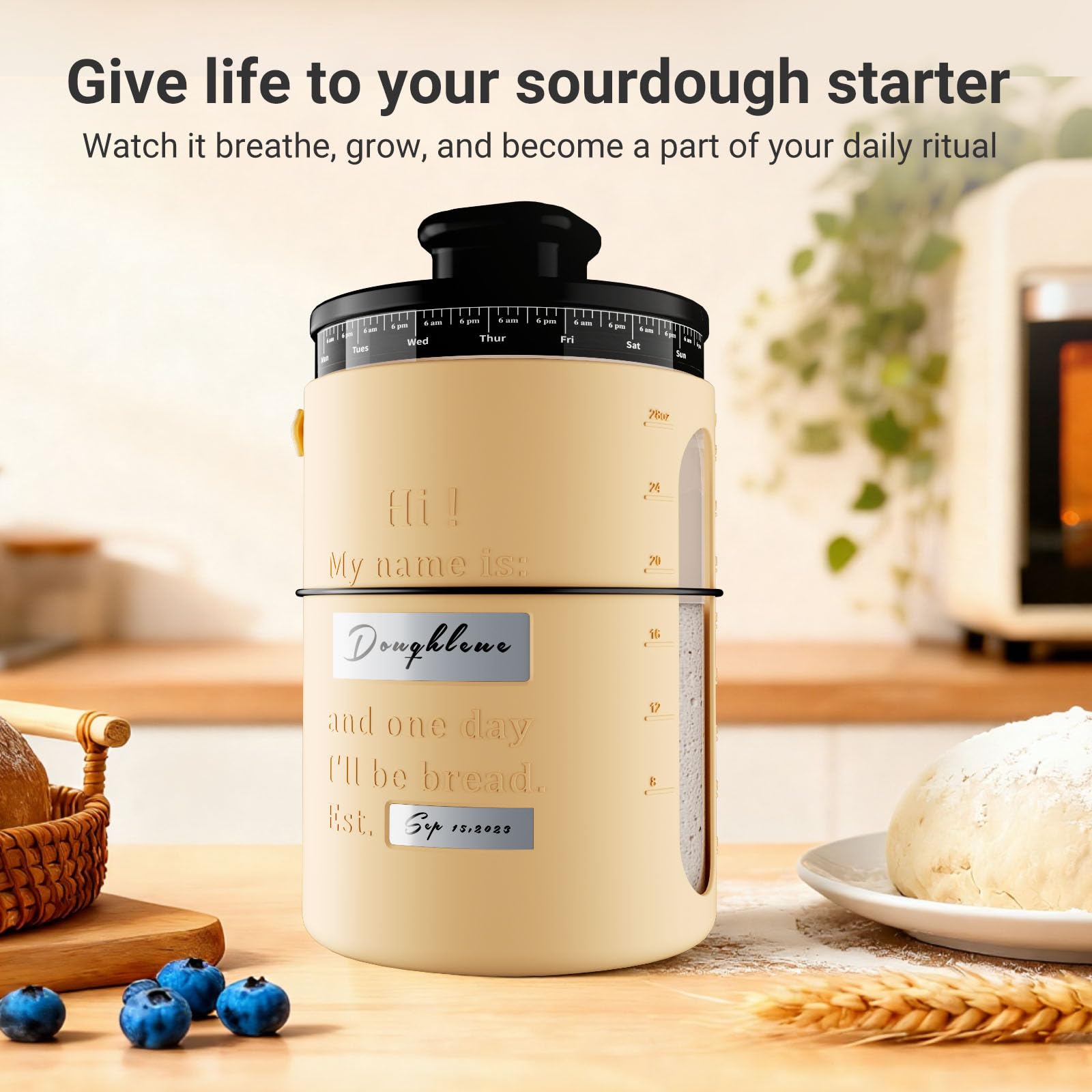 Pakusane frasco de 34 oz, tamaño ideal para alimentaciones y seguimiento