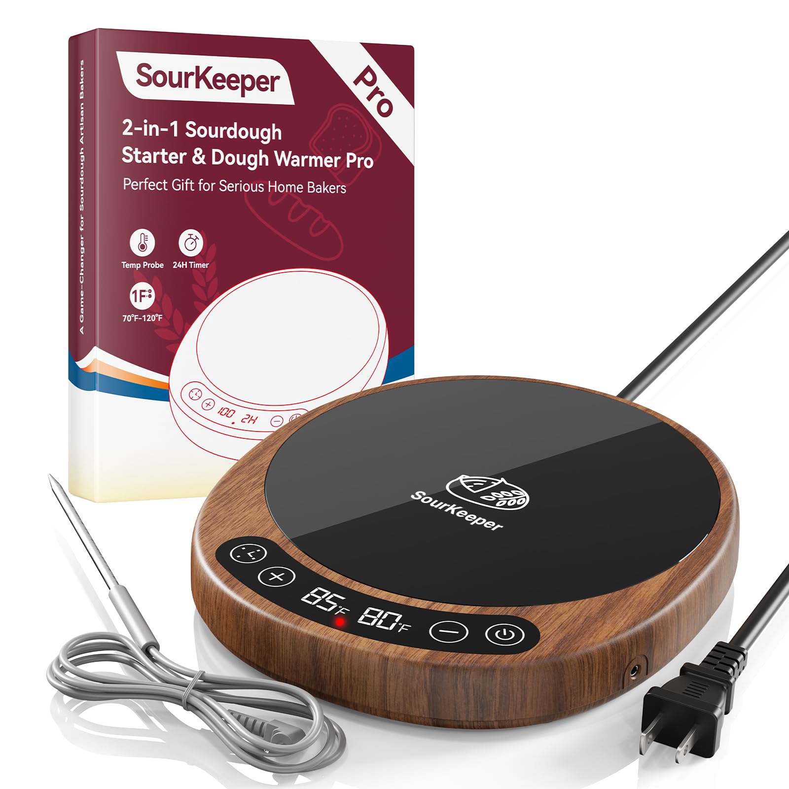 Pakusane SourKeeper temporizador de 24 horas para planificar tus fermentaciones.