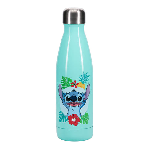 Paladone Lilo Stitch: botella de 15 onzas de acero inoxidable para uso diario.