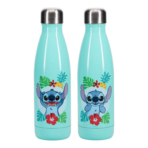 Paladone botella Lilo Stitch con tapa roscada, cierre seguro.