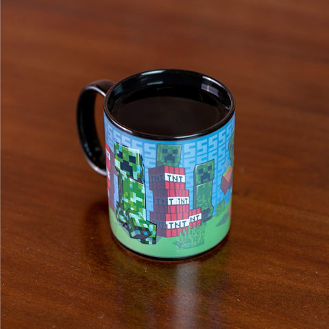 Paladone Minecraft Creeper, compatible con bebidas calientes como café y té.