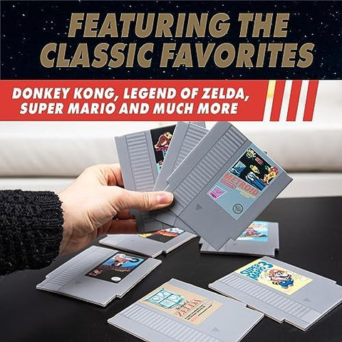 Paladone Juegos Clásicos NES: posavasos coleccionables