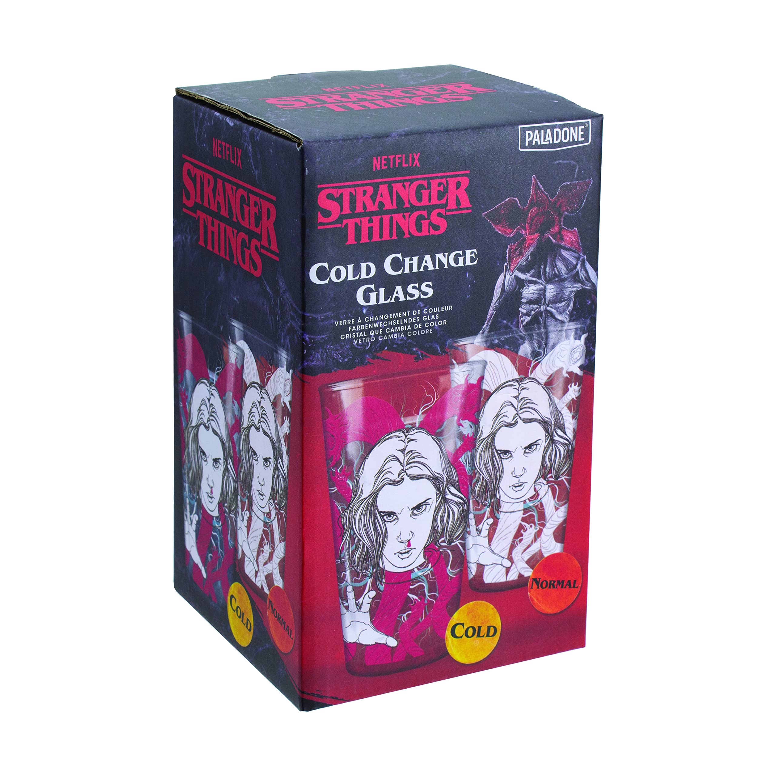 Paladone Stranger Things Eleven capacidad 450 ml para bebidas diarias y fiestas