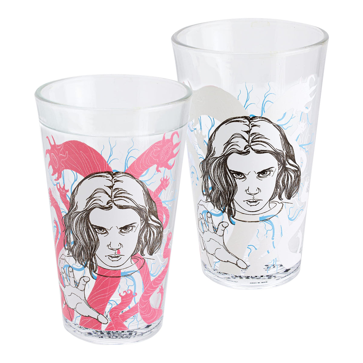 Paladone Stranger Things Eleven vaso cambia color al verter bebida fría para un toque retro.