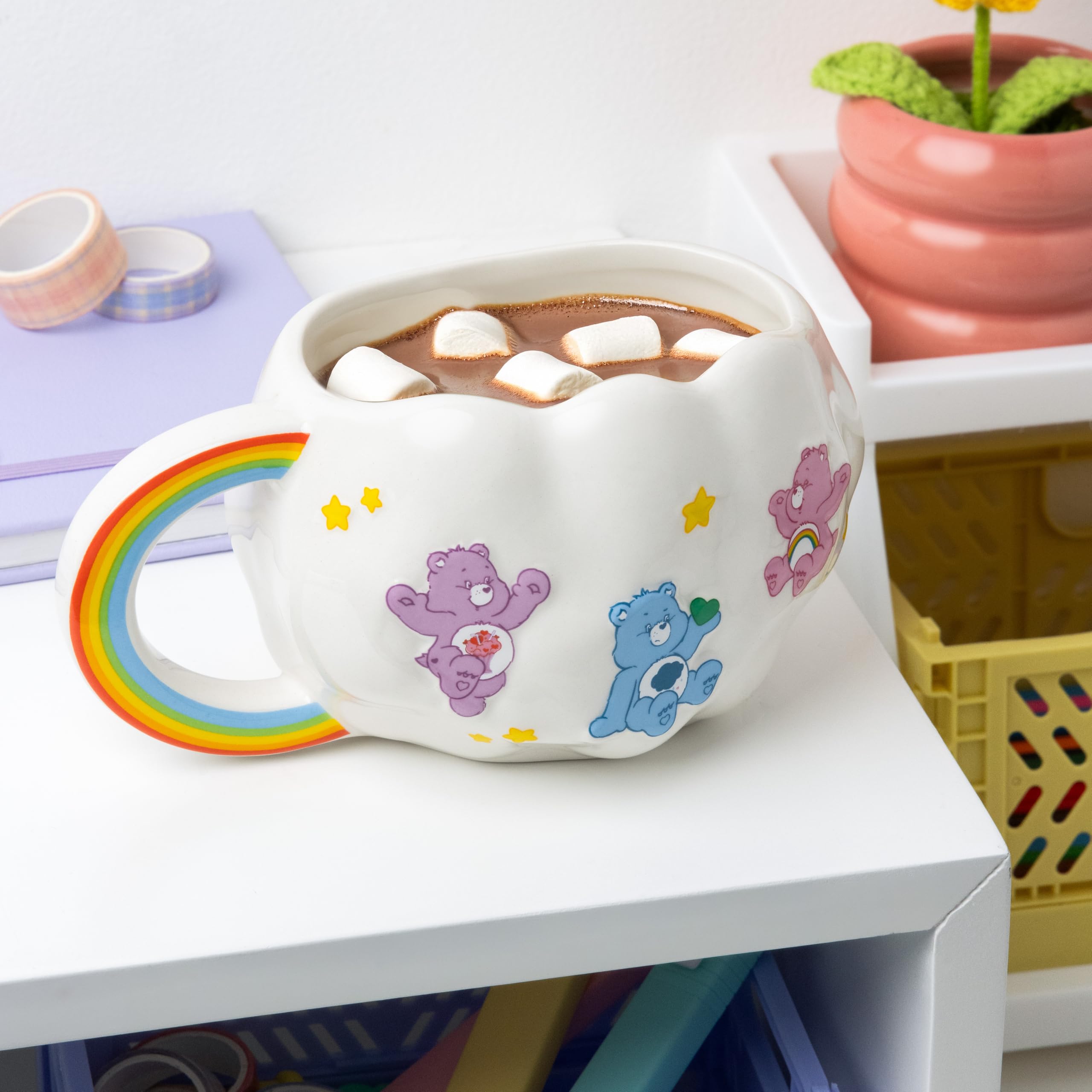 Paladone Care Bears, taza cerámica de uso diario para café, té o chocolate