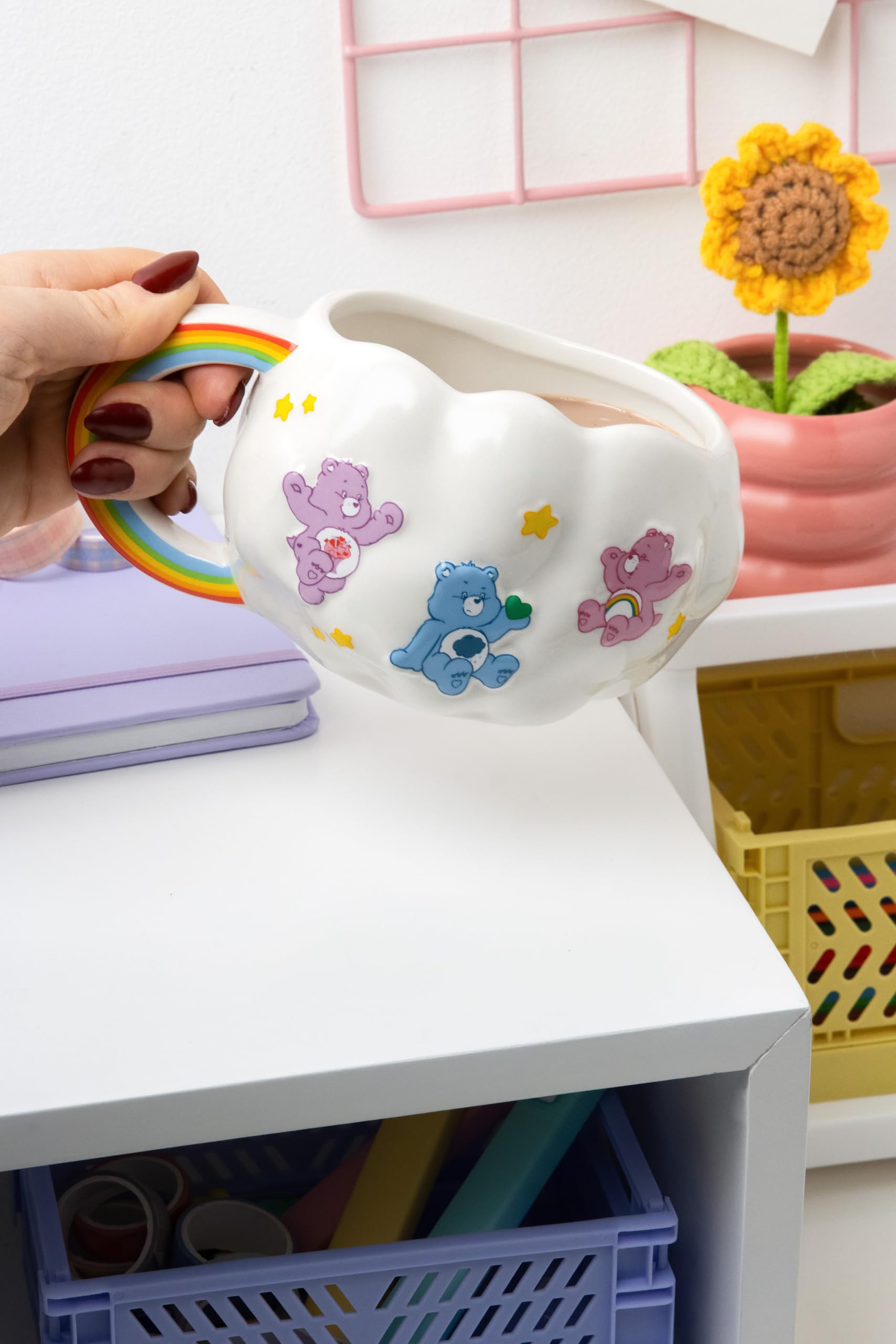 Paladone Care Bears, taza de cerámica en forma de nube para colección