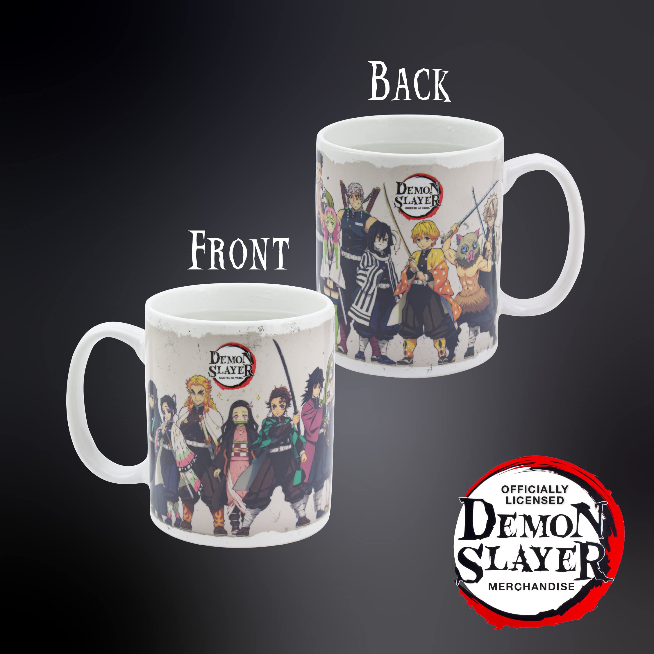 Paladone Demon Slayer taza 300 ml, uso diario para café o té