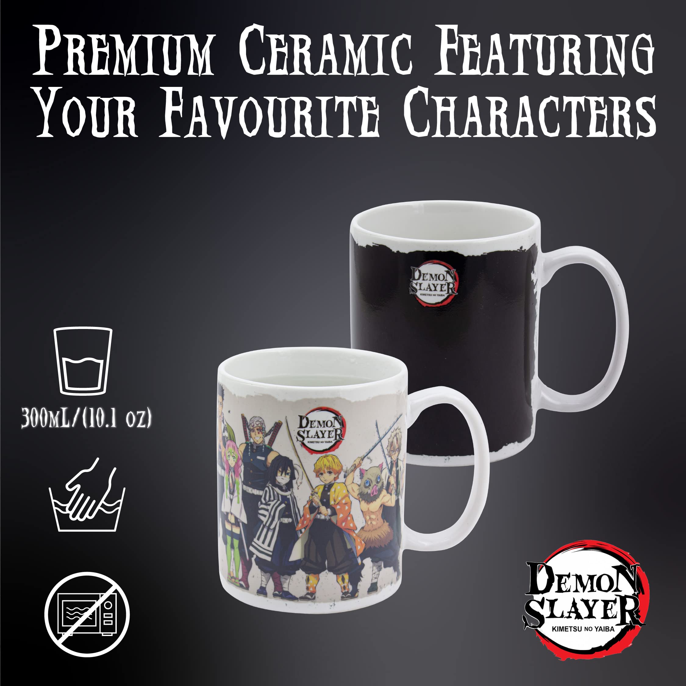 Paladone Demon Slayer taza merch, pieza coleccionable para fans