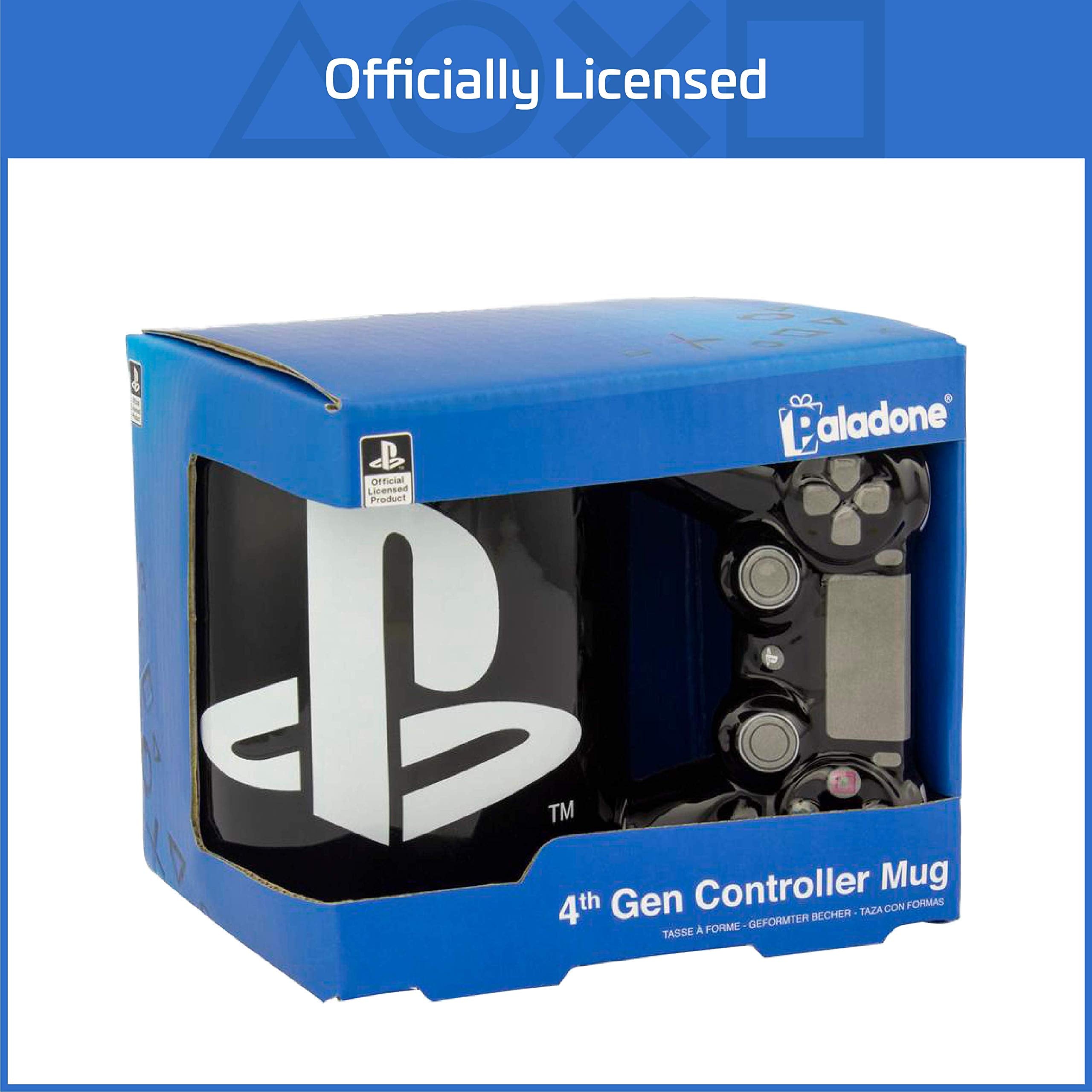 Paladone Taza diseño PS4 blanco, decoración temática para tu escritorio