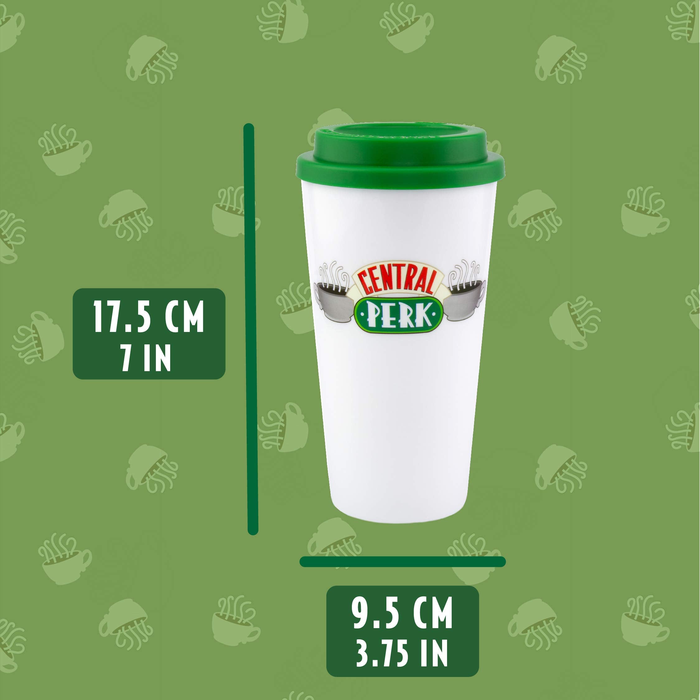 Diseño Central Perk en taza Paladone, detalle icónico para la oficina.