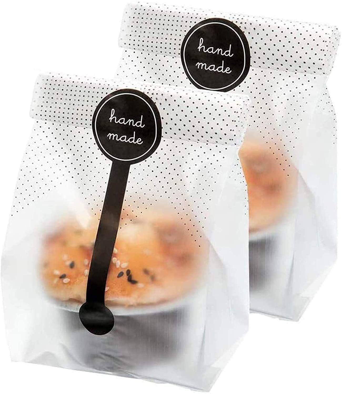 Bolsas translúcidas de Palksky para repostería, ideales para presentar galletas