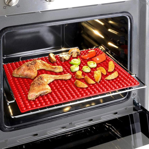 Molde de silicona Palksky, hoja resistente al calor para horno y mesa