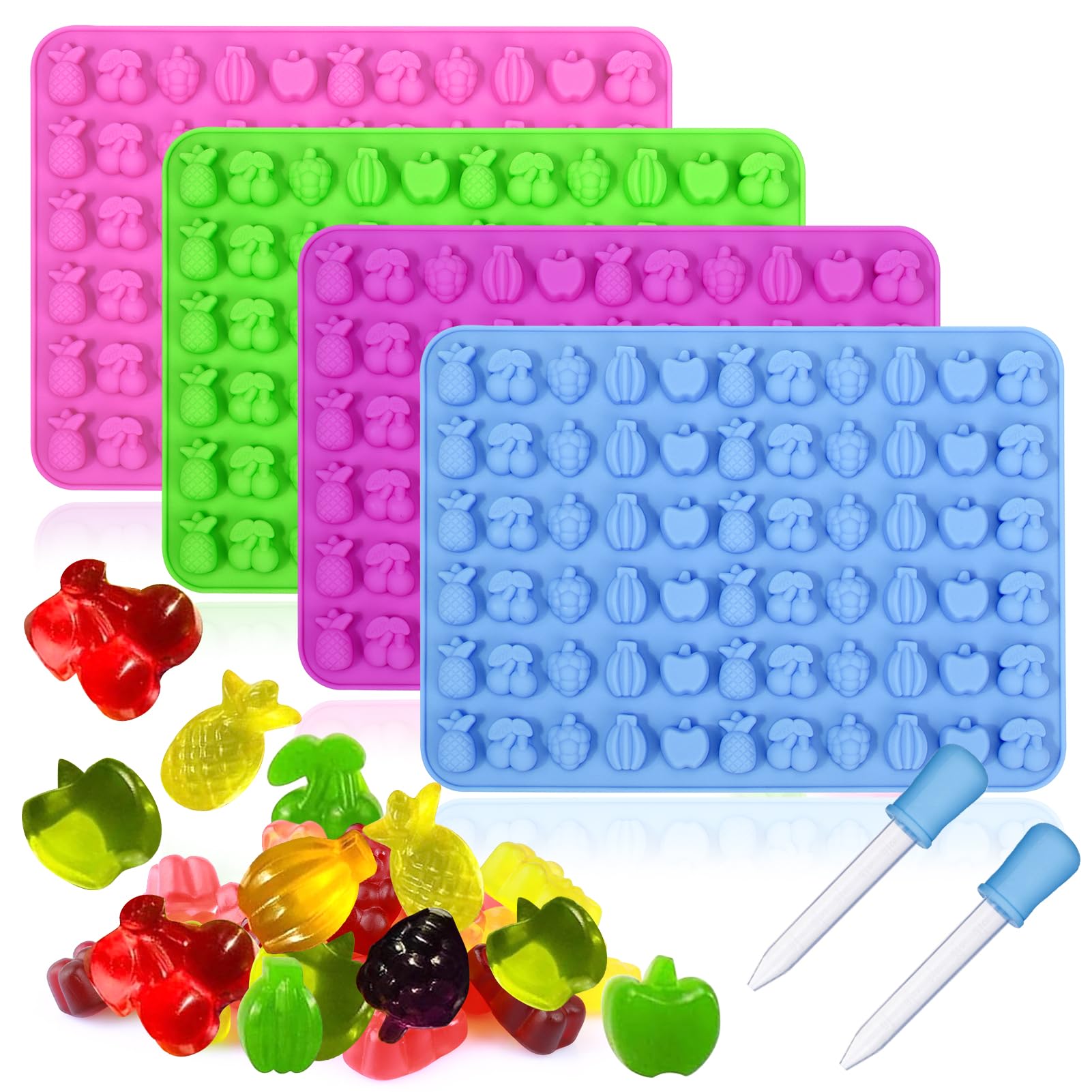 Palksky molde de silicona para fruta con forma de cereza, snack divertido y fácil de desmoldar