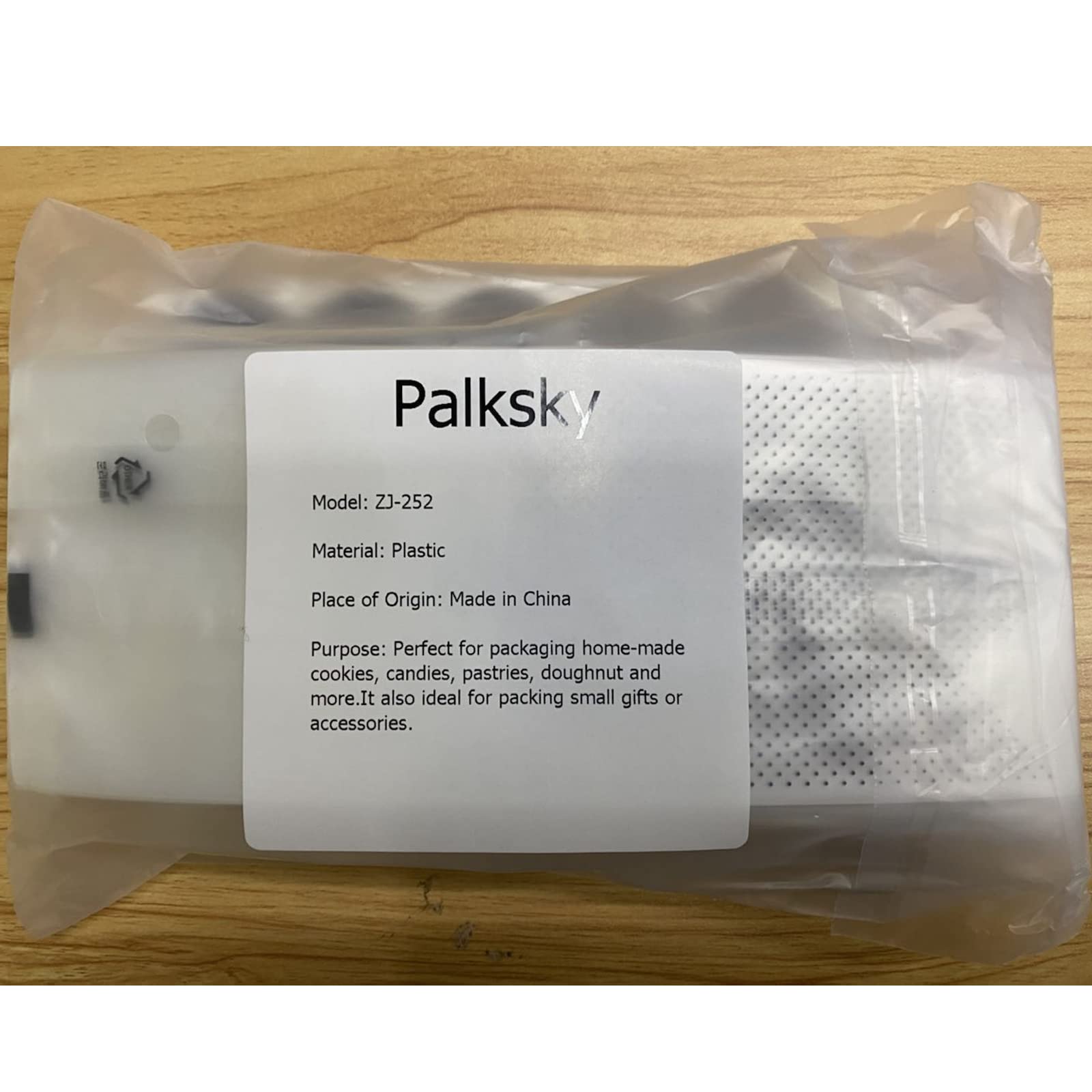 Pegatinas negras de Palksky para sellar y decorar empaques