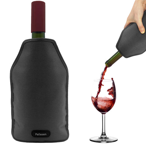 Pallesen funda enfriadora para vino de 750 ml, mantiene el líquido frío por horas.