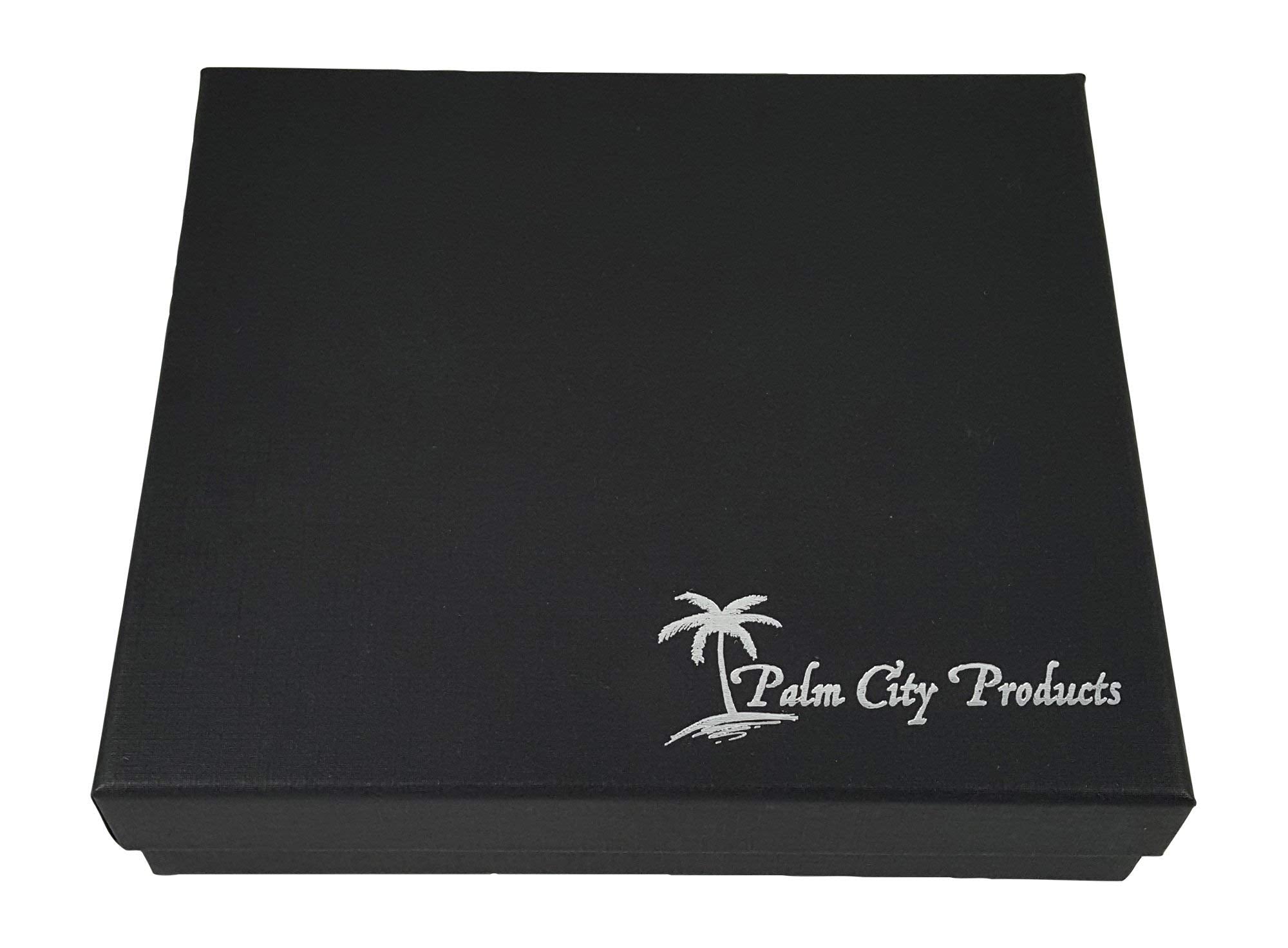 Palm City Birdie Juice, caja regalo elegante para golfistas con estilo.