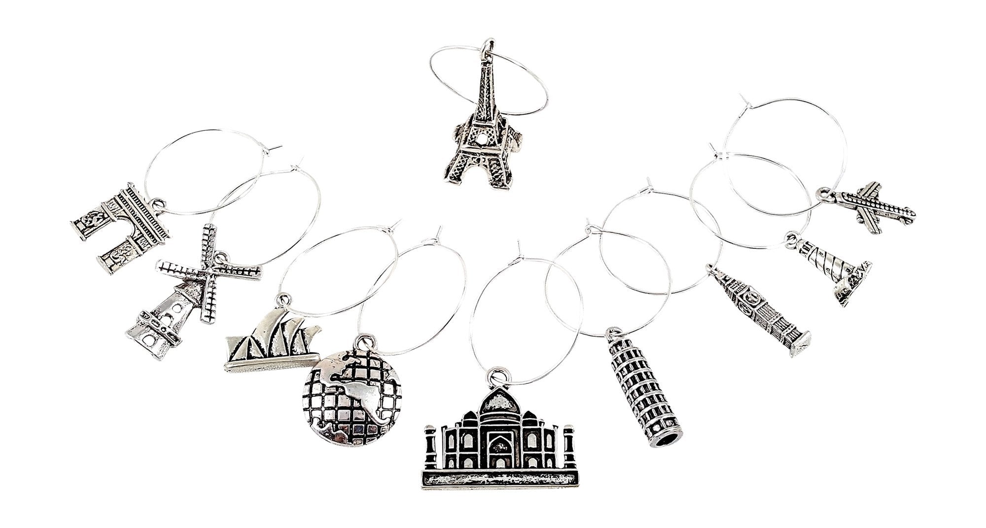 Palm City dijes Torre Eiffel, perfecto para regalos temáticos de viaje