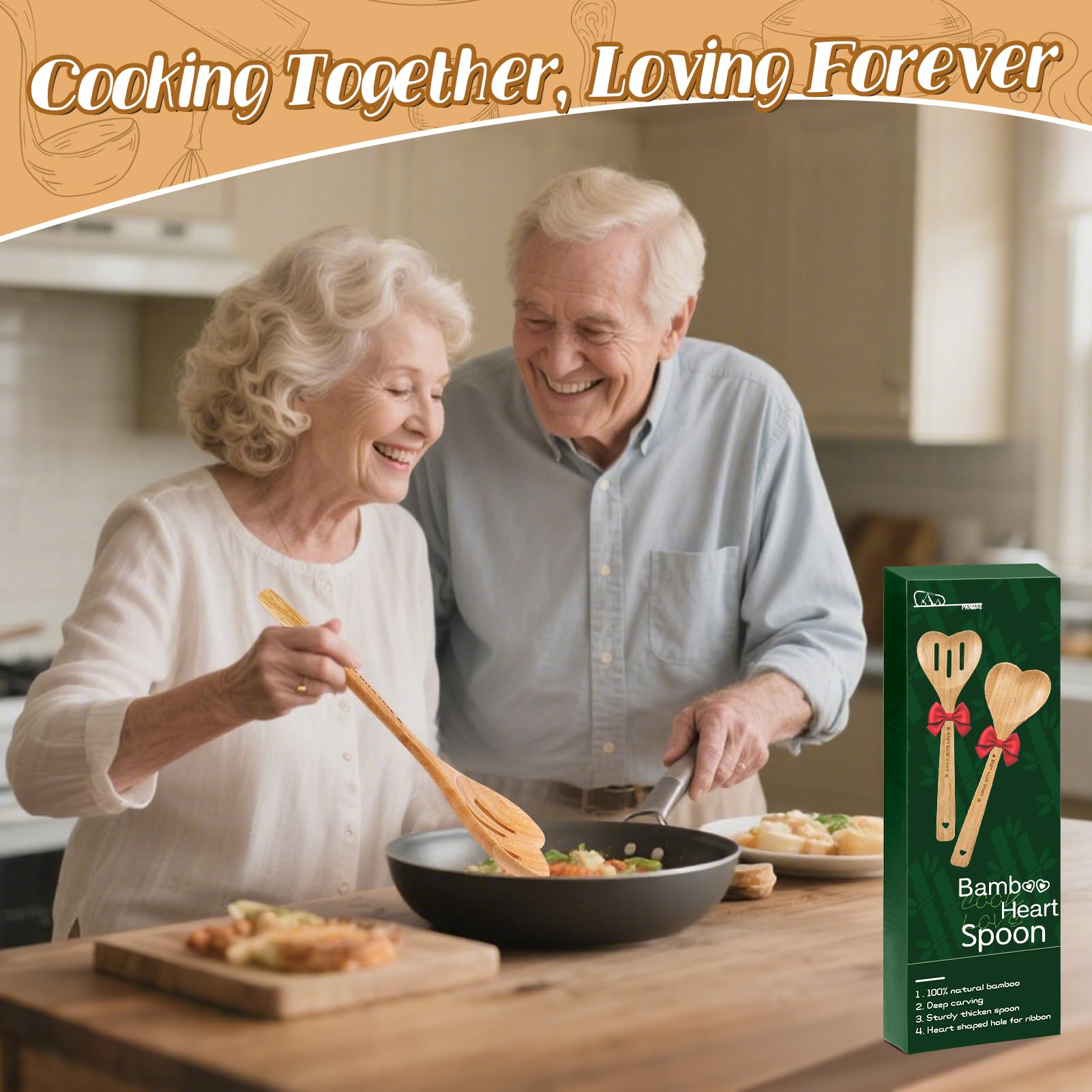 PAMASE utensilios para buffet, perfectos para servir en reuniones.