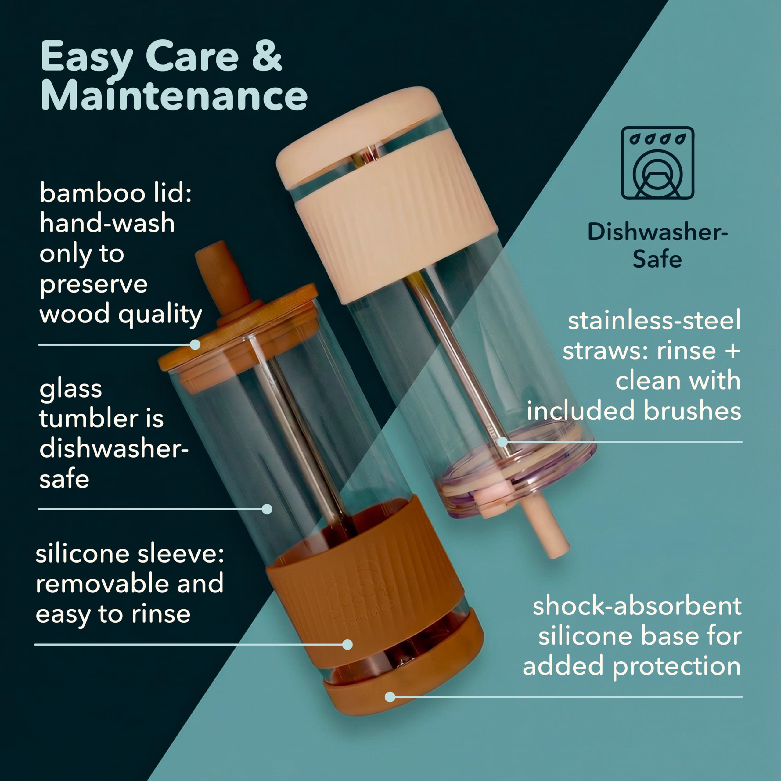 Pandaloo caja regalo para vaso de vidrio con tapa.