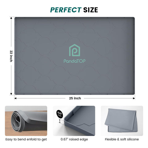 PandaTOP base lavable de silicona para uso diario en cocina y lavadero